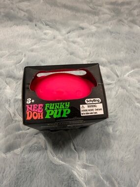 Schylling NeeDoh Hot Pink Funky Pup